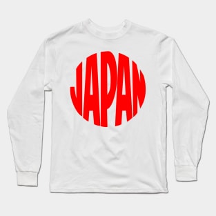 Japan Red Sun Symbol Long Sleeve T-Shirt